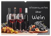 Vorderes Coverbild Wissenswertes über Wein (Wandkalender 2025 DIN A3 quer), CALVENDO Monatskalender