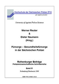 Vorderes Coverbild Fürsorge - Gesundheitsfürsorge in der Sächsischen Polizei