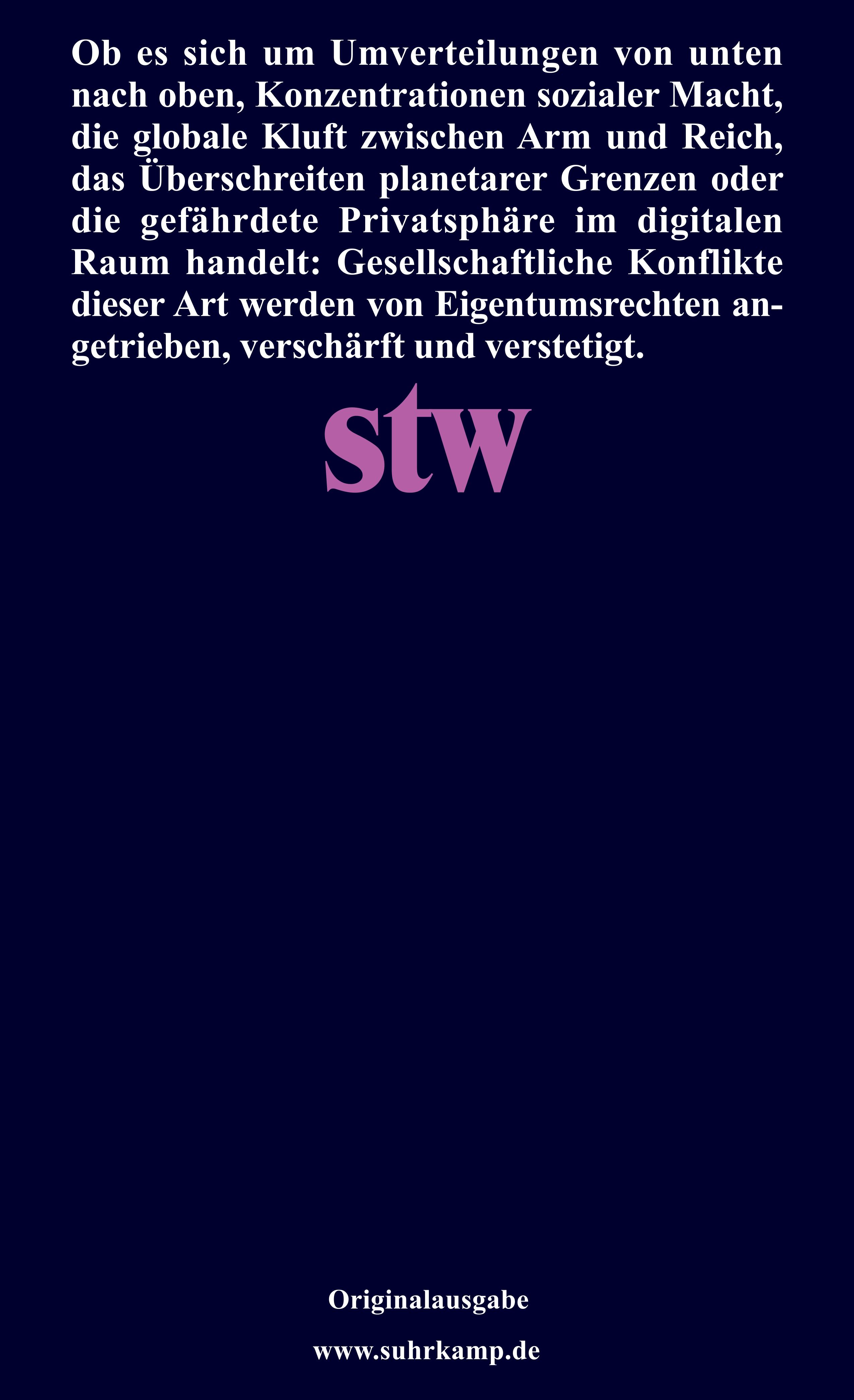 Rückseitencover Umkämpftes Eigentum