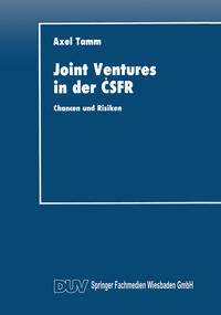 Vorderes Coverbild Joint Ventures in der CSFR