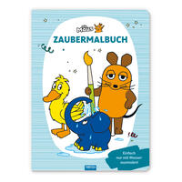 Vorderes Coverbild Trötsch Malbuch Die Maus Zaubermalbuch