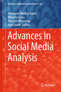 Vorderes Coverbild Advances in Social Media Analysis