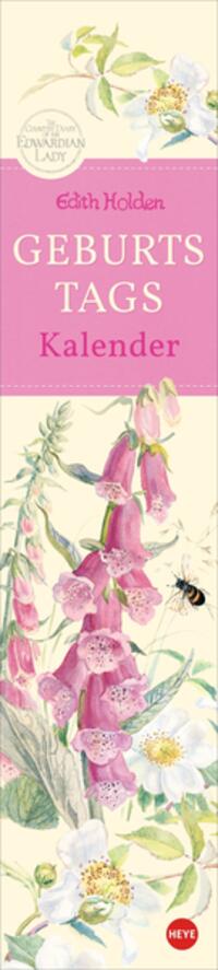 Vorderes Coverbild Edith Holden: Geburtstagskalender Langplaner