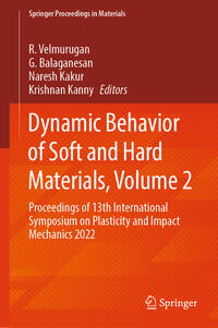 Vorderes Coverbild Dynamic Behavior of Soft and Hard Materials, Volume 2