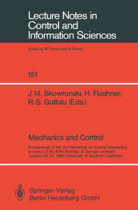 Vorderes Coverbild Mechanics and Control