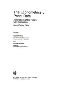Vorderes Coverbild The Econometrics of Panel Data