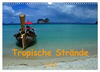 Vorderes Coverbild Tropische Strände (Wandkalender 2025 DIN A3 quer), CALVENDO Monatskalender
