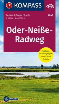 Vorderes Coverbild KOMPASS Fahrrad-Tourenkarte Oder-Neiße-Radweg 1:50.000