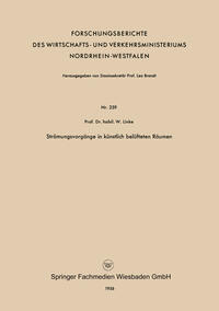 Vorderes Coverbild Strömungsvorgänge in künstlich belüfteten Räumen