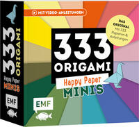 Vorderes Coverbild 333 Origami Minis – Happy Paper – Dein dekorativer Wendeblock zum kreativen Falten & Notieren