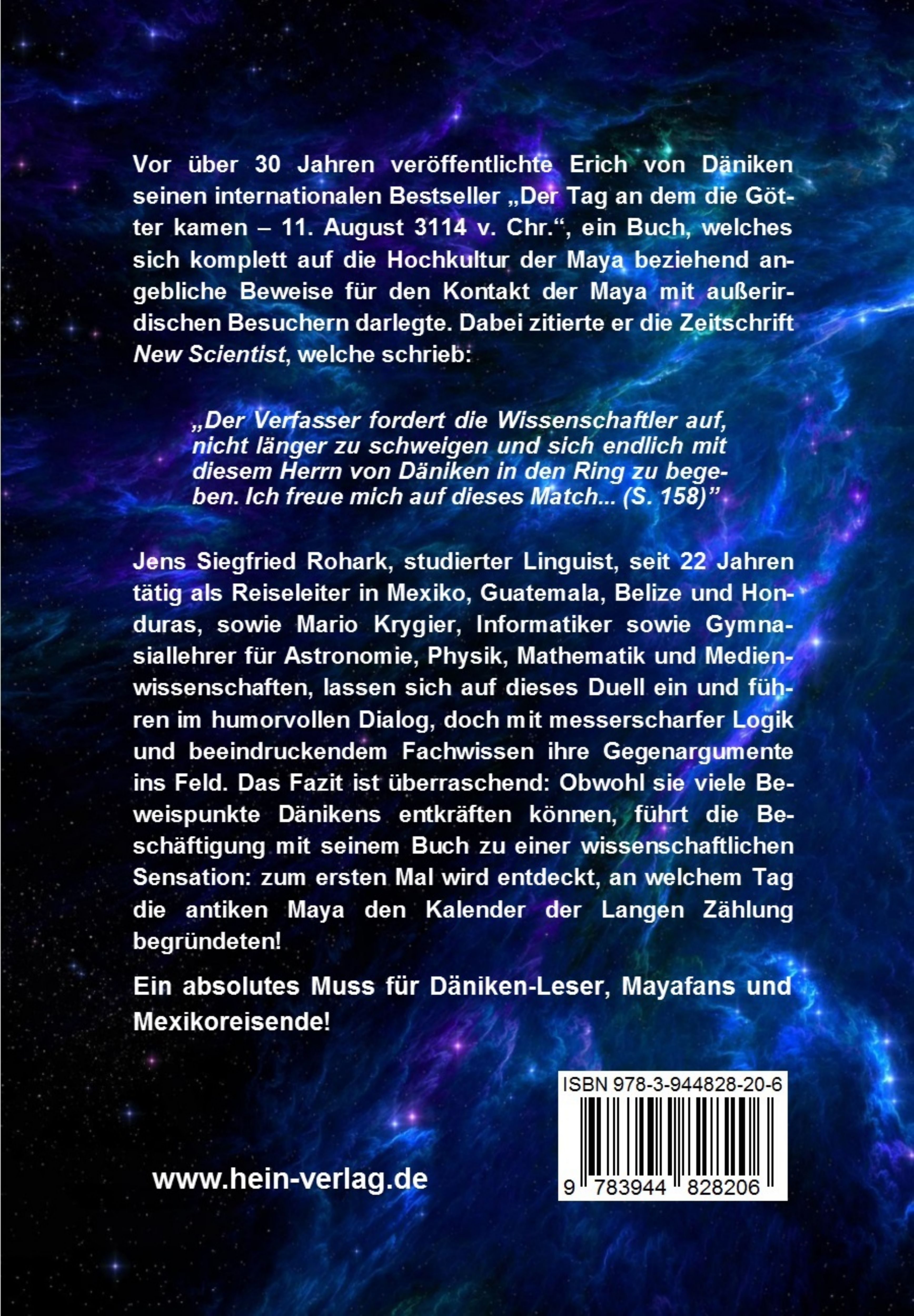 Rückseitencover Don Eric und die Maya