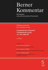 Vorderes Coverbild Gesamtarbeitsvertrag und Normalarbeitsvertrag, Art. 356-360f OR