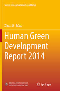Vorderes Coverbild Human Green Development Report 2014