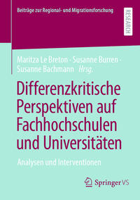 Vorderes Coverbild Differenzkritische Perspektiven auf Fachhochschulen und Universitäten