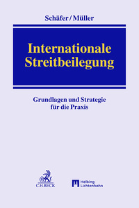 Vorderes Coverbild Internationale Streitbeilegung