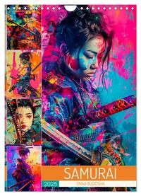 Vorderes Coverbild Samurai - Onna Bugeisha (Wandkalender 2025 DIN A4 hoch), CALVENDO Monatskalender