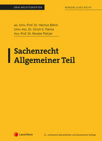 Vorderes Coverbild Sachenrecht Allgemeiner Teil (Skriptum)