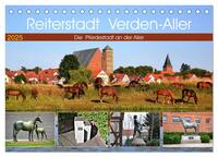 Vorderes Coverbild Reiterstadt Verden - Aller (Tischkalender 2025 DIN A5 quer), CALVENDO Monatskalender