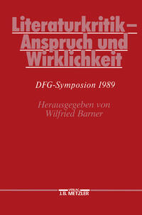 Vorderes Coverbild Literaturkritik - Anspruch und Wirklichkeit