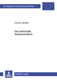 Vorderes Coverbild Das fehlerhafte Arbeitsverhältnis