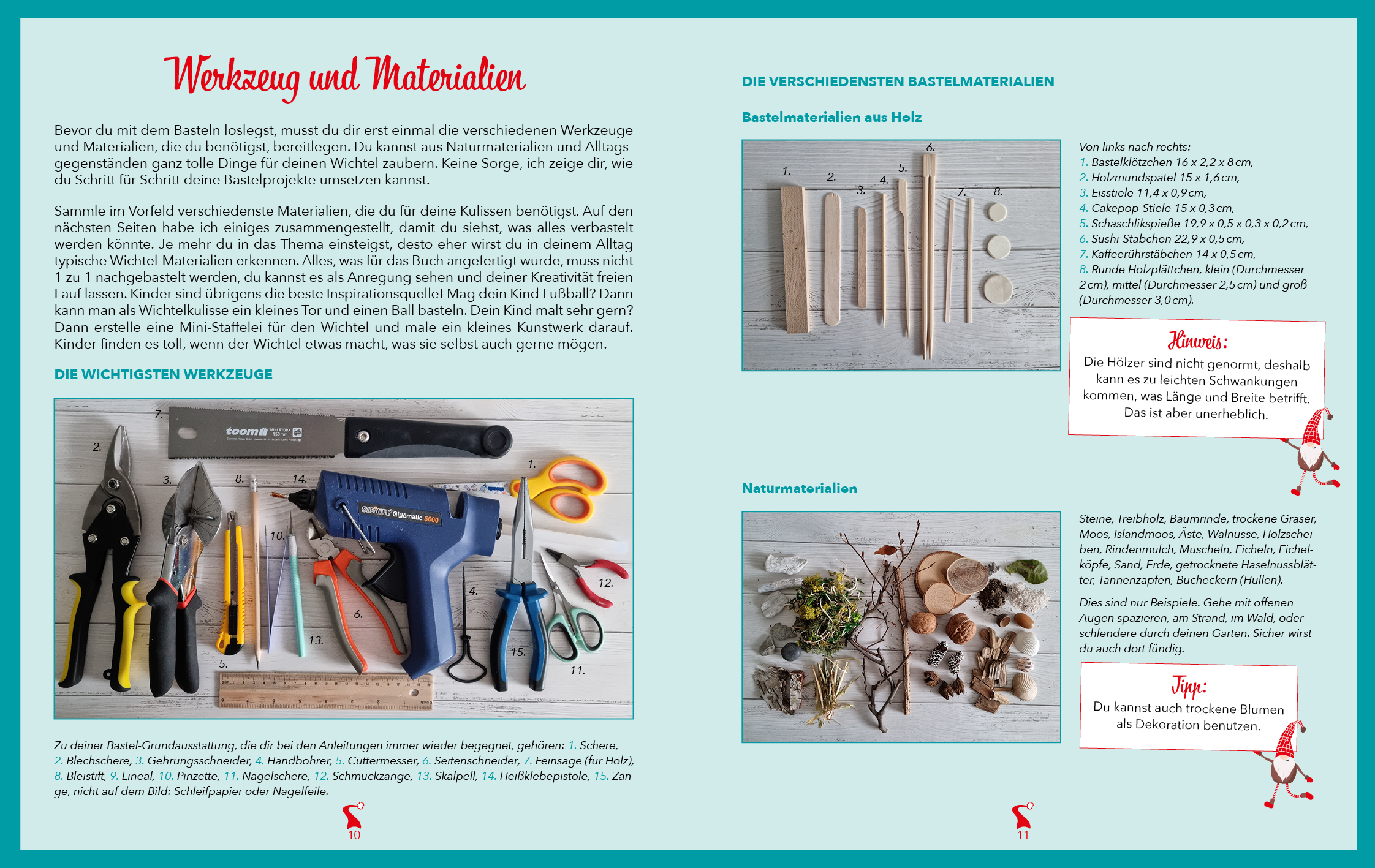 Beispielinhalt (Bild) Meine Wichtel-Kreativ-Werkstatt