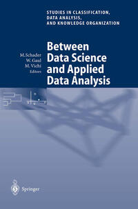 Vorderes Coverbild Between Data Science and Applied Data Analysis