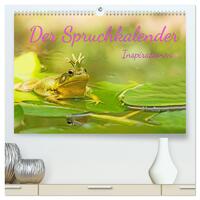 Vorderes Coverbild Der Spruchkalender - Inspirationen (hochwertiger Premium Wandkalender 2025 DIN A2 quer), Kunstdruck in Hochglanz