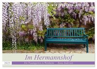 Vorderes Coverbild Im Hermannshof - Ein Traumgarten in Weinheim (Tischkalender 2025 DIN A5 quer), CALVENDO Monatskalender