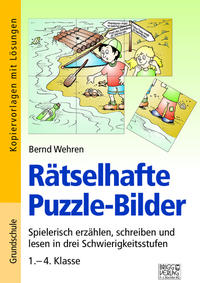 Vorderes Coverbild Rätselhafte Puzzle-Bilder