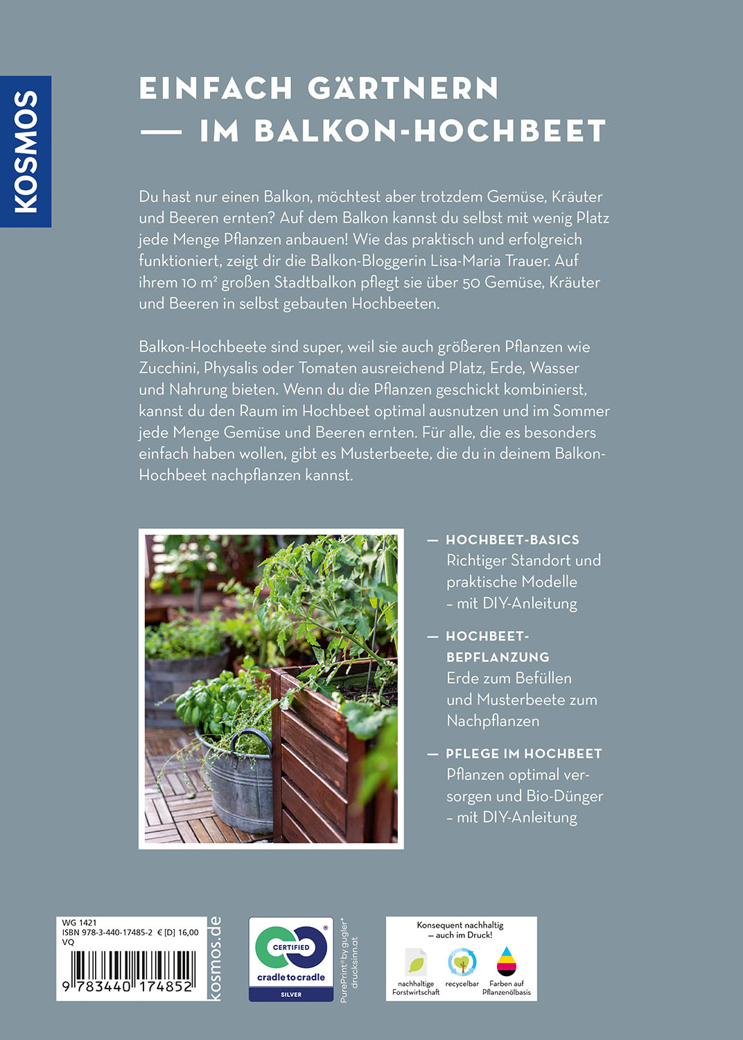 Rückseitencover Mein Balkon-Hochbeet