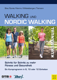 Vorderes Coverbild Kursmanual Walking und Nordic Walking