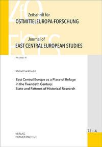 Vorderes Coverbild Zeitschrift für Ostmitteleuropa-Forschung (ZfO) 71/4 / Journal of East Central European Studies (JECES)