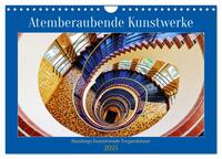 Vorderes Coverbild Atemberaubende Kunstwerke (Wandkalender 2025 DIN A4 quer), CALVENDO Monatskalender