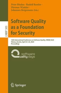Vorderes Coverbild Software Quality as a Foundation for Security