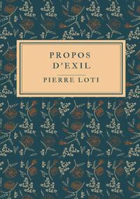 Vorderes Coverbild Propos d'Exil