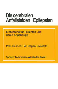 Vorderes Coverbild Die cerebralen Anfallsleiden — Epilepsien