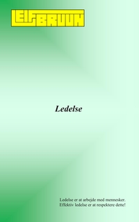 Vorderes Coverbild Ledelse
