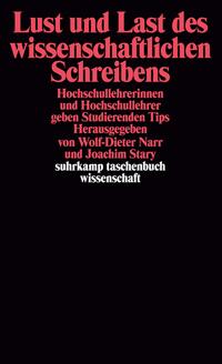 Vorderes Coverbild Lust und Last des wissenschaftlichen Schreibens
