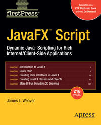 Vorderes Coverbild JavaFX Script