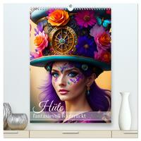 Vorderes Coverbild Hüte - fantasievoll und verrückt (hochwertiger Premium Wandkalender 2025 DIN A2 hoch), Kunstdruck in Hochglanz