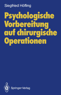 Vorderes Coverbild Psychologische Vorbereitung auf chirurgische Operationen
