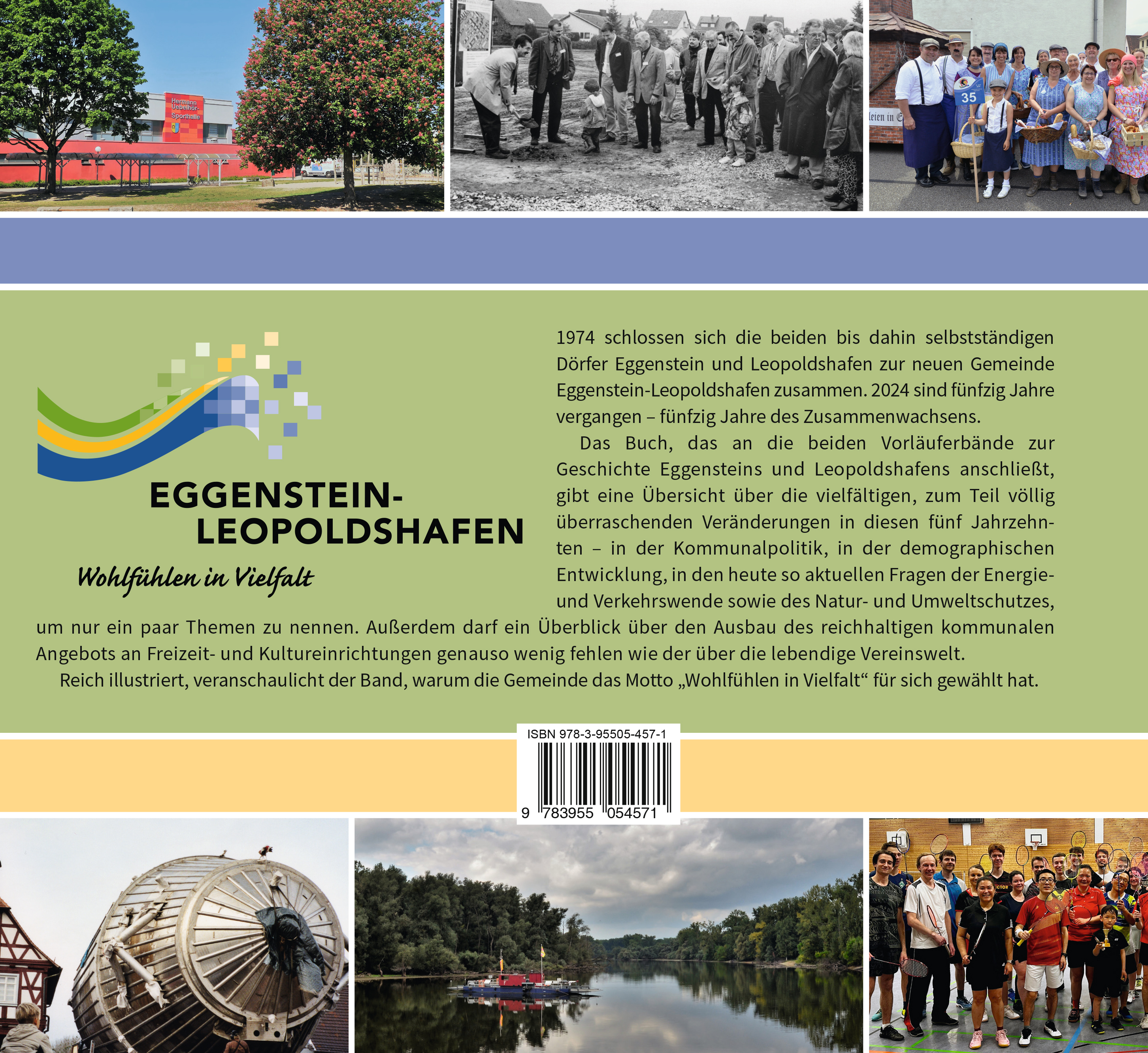 Rückseitencover Eggenstein-Leopoldshafen 1974-2024