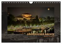 Vorderes Coverbild Saarbrücker Nächte (Wandkalender 2025 DIN A4 quer), CALVENDO Monatskalender