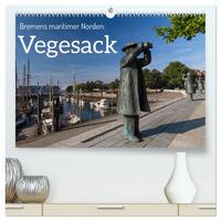 Vorderes Coverbild Bremens maritimer Norden: Vegesack (hochwertiger Premium Wandkalender 2025 DIN A2 quer), Kunstdruck in Hochglanz