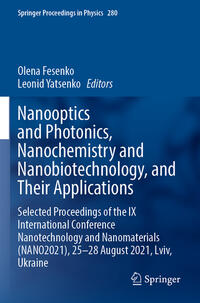 Vorderes Coverbild Nanooptics and Photonics, Nanochemistry and Nanobiotechnology, and Their Applications