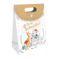 Vorderes Coverbild Trötsch Geschenktasche mit Verschluss medium Winterwald