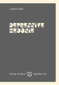 Vorderes Coverbild Depressive Hedonie