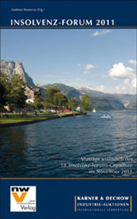 Vorderes Coverbild Insolvenz-Forum 2011