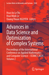 Vorderes Coverbild Advances in Data Science and Optimization of Complex Systems