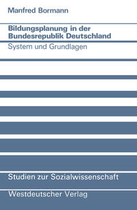 Vorderes Coverbild Bildungsplanung in der Bundesrepublik Deutschland